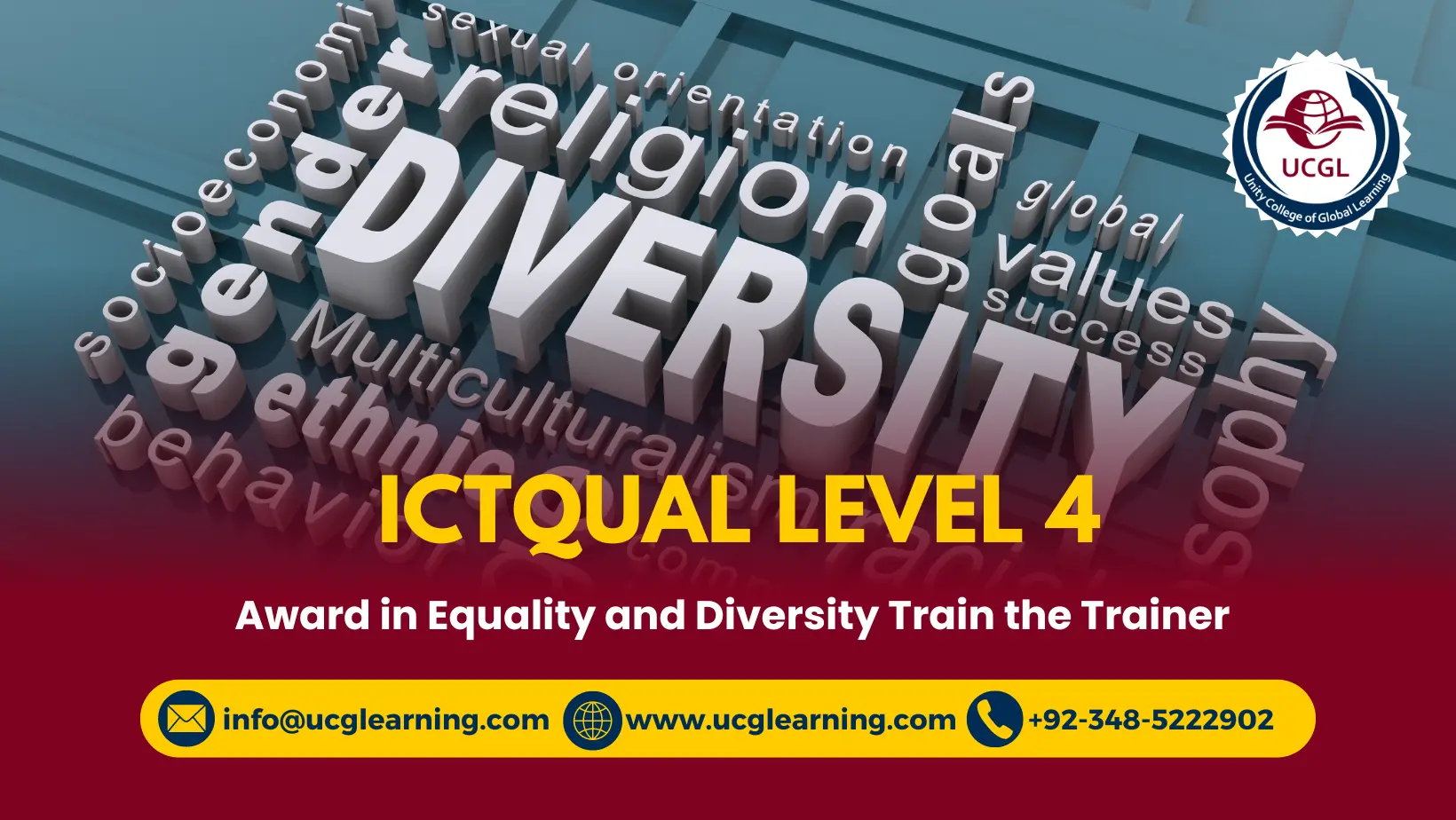 ICTQual Level 4 Award in Equality and Diversity Train the Trainer