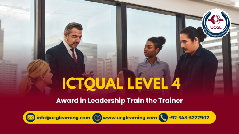 ICTQual Level 4 Award in Leadership Train the Trainer