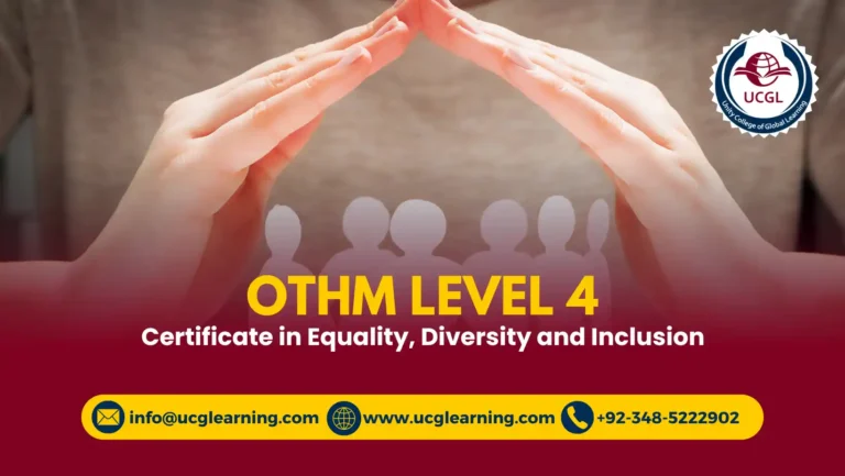 OTHM Level 4 Certificate in Equality, Diversity and Inclusion