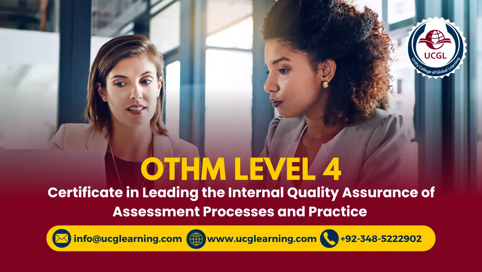 OTHM Level 4 Certificate in Leading the Internal Quality Assurance of Assessment Processes and Practice