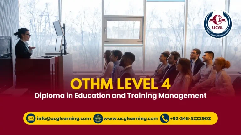 OTHM Level 4 Diploma in Education and Training Management